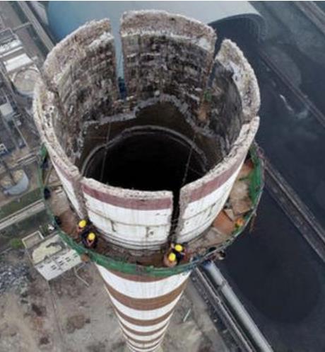 高空拆除作業